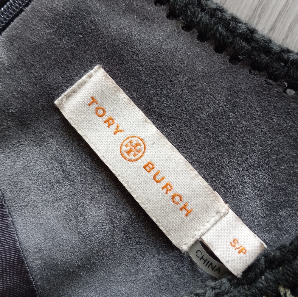 Tory Burch Patchwork Suede Leather Sleeveless Dre… - image 3